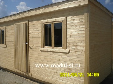 Фото деревянных бытовок 4