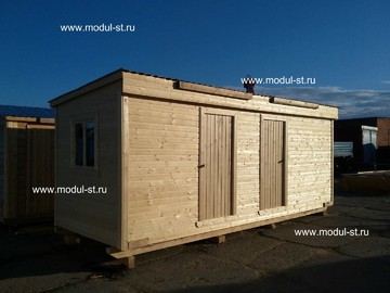 Фото деревянных бытовок 20