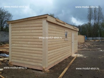 Фото деревянных бытовок 24