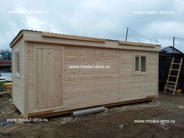 Фото деревянных бытовок 27